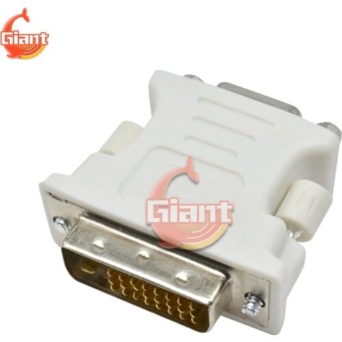 DVI-D Display LCD Conversion Adapter Male to VGA SVGA HD15-pin Female Graphics Card 24+1 Pin Video Converter For PC Laptop Tools