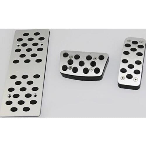 TTCR-II No Drill Car accessories For Hyundai IX25 Fuel Brake Foot Rest AT pedals Plate Accelerator brake pedal Pad Car stickers