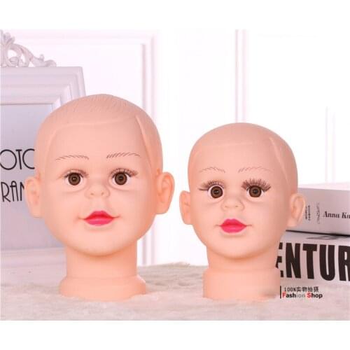 Free Shipping!! New Arrival Lovely Best Child Head Mannequin Child Head Model On Sale