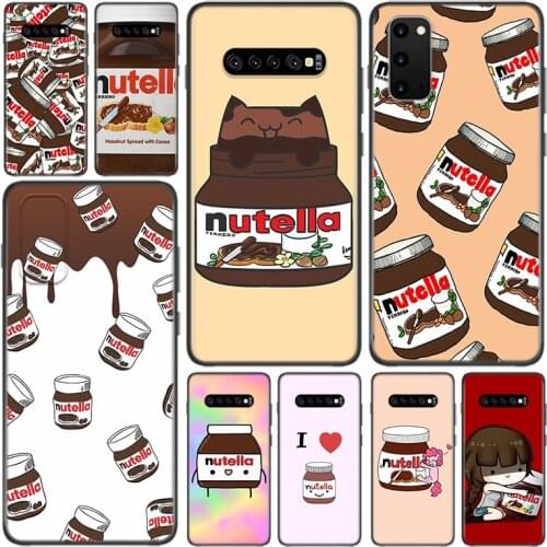 Chills Pills Chocolate Nutella For Samsung Galaxy S21 S20 FE Ultra S10 S10E Lite 5G S9 S8 S7 S6 Edge Plus Phone Case