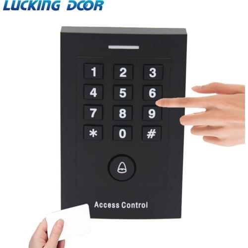 LUCKING DOOR 125KHZ RFID Password Keypad Access Control Backlight Door Standalone Access Control System Device Machine door lock