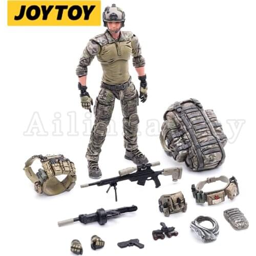 [Pre-Order]JOYTOY 1/18 Action Figure Hardcore US Navy Seals Sniper Anime Collection Military Model Free Shipping