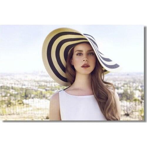 Famous Singer Lana Del Rey Custom Best Nice Stylish Home Decor Fashion Modern Poster Size (50x76cm) Wall Sticker Free Shipping