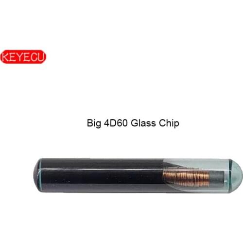 KEYECU 10PCS Aftermarket 4D60 ID60 Glass Big Transponder Chip for Ford Focus Connect Fiesta