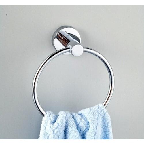 Bathroom zinc alloy towel ring holder