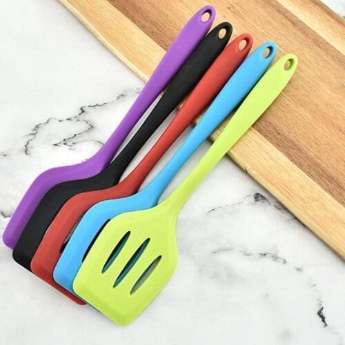 Korean Version Non Stick Silicone Pot Shovel Cooking Spatula Fried Shovel Flexible Silicone frying Pan Turner Spatula