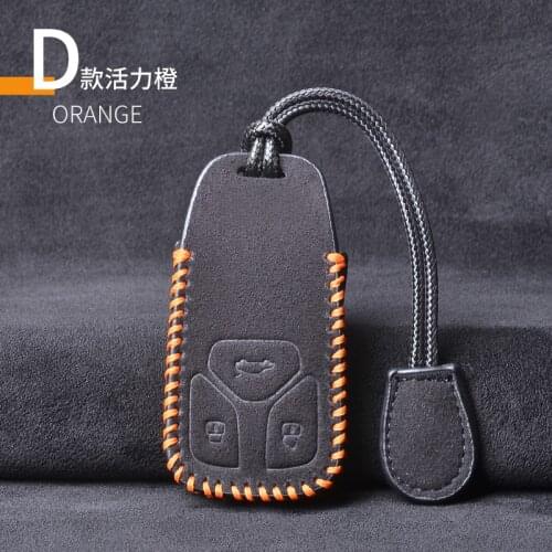 Leather Car Key Cover Case Shell For Audi A6 A5 Q7 S4 S5 A4 B9 Q7 A4L 4m TT TTS RS 8S 2016 2017 2018 car accessories for girls