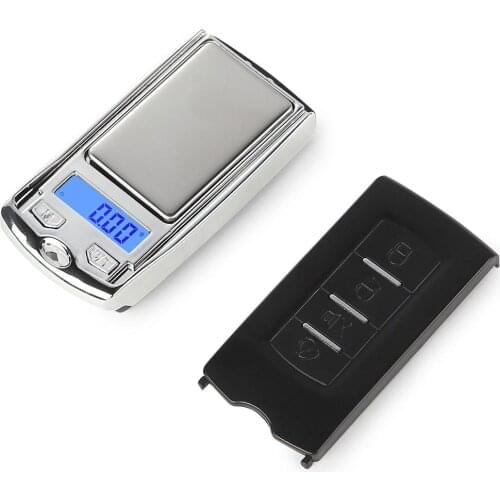 New 100g/0.01g Mini Portable Stainless Steel High Precision Jewelry Electronic Digital Scale Balance Car Key Ring Keychain