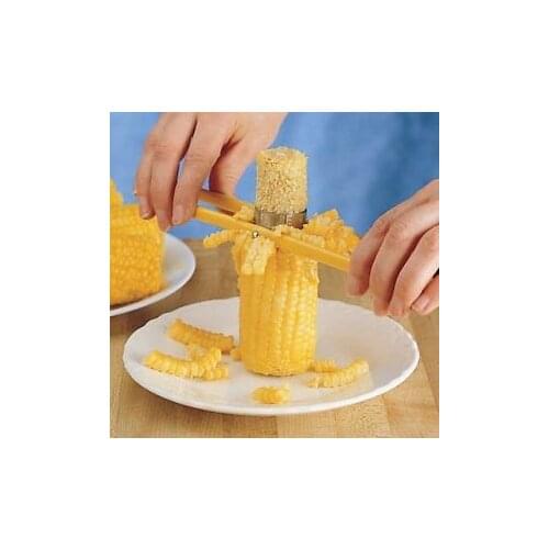Pro Fresh Corn Cutter Tool, 10.5" long, shears all the kernels from the cob Corn Cutter / Corn Stripper / Corn Peeler