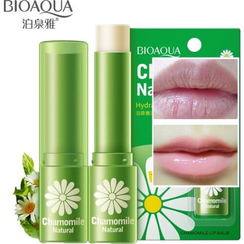 BIOAQUA Chamomile Long Lasting Moisturizing Nourishing Lip Balm Lipstick Dients Transparent Makeup Beauty Lips Cream