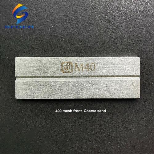 Grindstone M40 Gold Steel Whetstone Tweezers Grinding Blade Tweezers Sharpeners Repair Tool