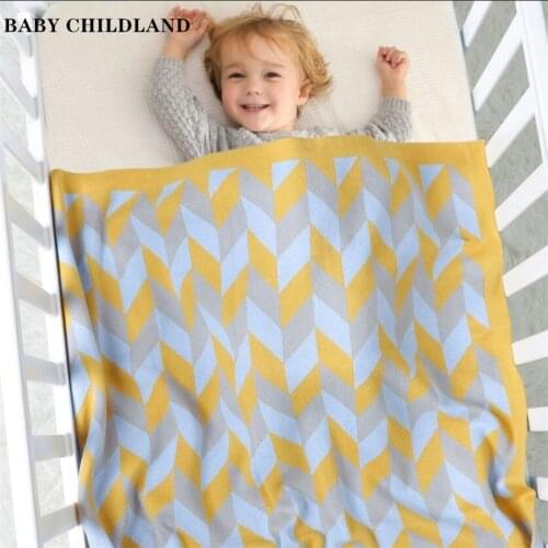 Knitted Blankets Newborn Soft Baby Swaddle Wrap Blanket Baby Receiving Blankets Bedding Crib Quilt Stroller Sofa Throw Blanket