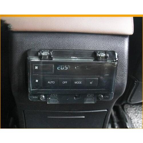 Rear air conditioning panel anti-kick cover switch protection box defrost switch anti-touch cover For Haval H9 2015-2019