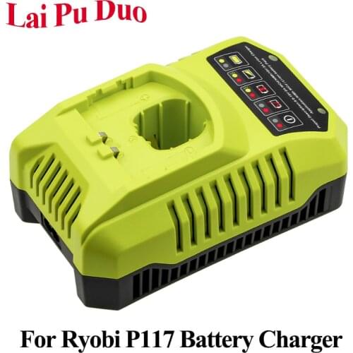 For Ryobi P117 Replacement Battery Charger 12V-18V NI-CD NI-MH Li-ion Battery Electric Screwdriver Accessory Batteria Adapter