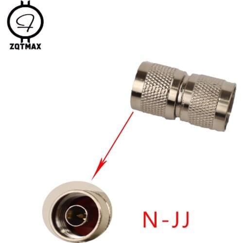 ZQTMAX N-JJ N-Type Male Female Connector Coaxial Connectors Convert Adapter