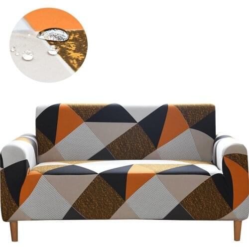 1/2/3/4 Seater Sofa Cover For Living Room Non-slip Stretch Slipcover Couch Cover Floral Universal Elastic Waterproof Sofa Case