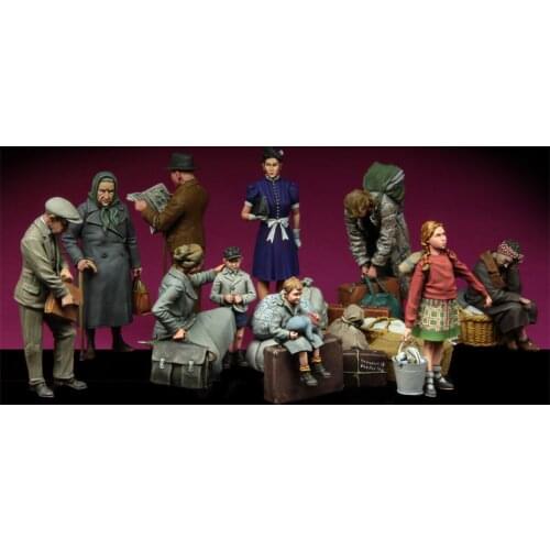 1/35 Resin Figure Model Kit Unassambled Unpainted 00S30