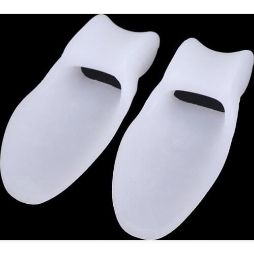 1 Pair Straightener Separator Alignment Pain Relief Thumb Corrector Orthotics Feet Care tool Silicone Gel Protector Toe