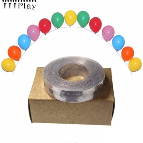 1pcs/lot Plastic balloon chain 5 m transparent PVC rubber wedding balloons fixed essential tools party helium balloon decoration