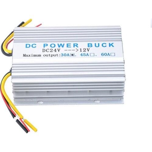 20pcs 24v Dc To 12v Car Auto Power Inverter Converter Adapter Adaptor 30A 360W Inverter Power Supply With Cooling Fan In