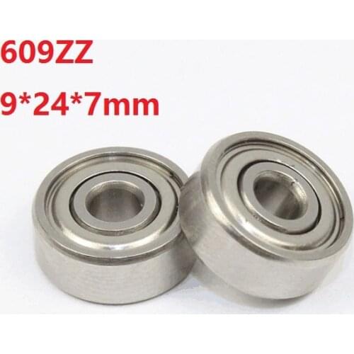 609ZZ 609Z 609 Z ZZ 9x24x7mm Deep Groove Ball bearing Miniature ball bearing 9*24*7mm 3D printer parts