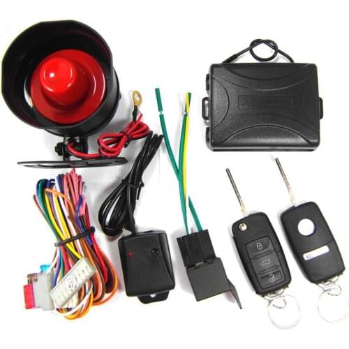 802-8239 Universal Car Alarm Anti-theft Automatic Door Lock Security Warning System for Vehicles Automobiles Security Protection