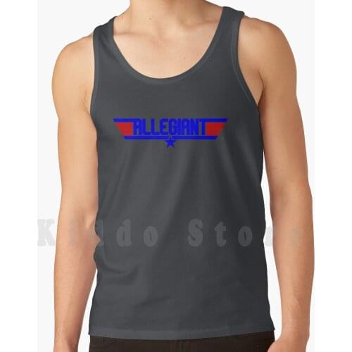 Allegiant Callsign tank tops vest 100% Cotton Allegiant Delta United American Jetblue Southwest Call Sign Callsign Red