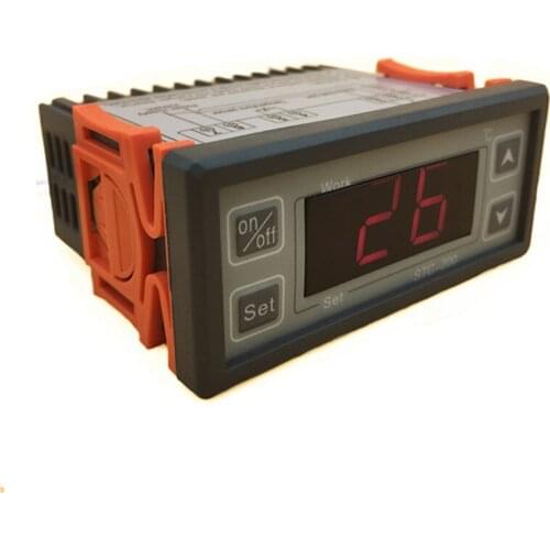 Free Shipping 220V Digital LCD Display Temperature Switch Thermostat Relay Incubation Control Sensor STC-200
