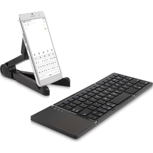 Mini folding keyboard Bluetooth Foldable Wireless Keypad with Touchpad For Huawei Mate 30 20 Lite Pro X XS P Smart Plus Z Phone