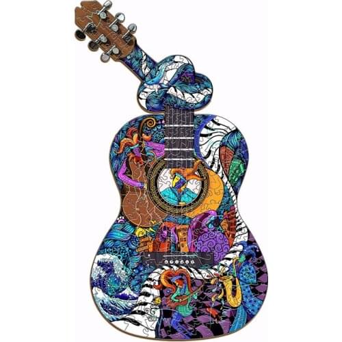 Wooden Jigsaw Puzzle Gentleman Dog Animals Shape Wooden Puzzle For Adult Kids Toys Wood DIY Crafts Gifts Puzzle Game Toys