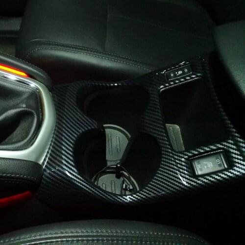 For Nissan Qashqai J11 2014 2015 2016 2017 2018 2019 Chrome Parts Inner Water Cup Holder Cover Decoration Accessories Trim