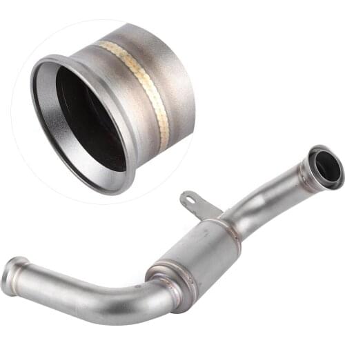 Stainless Steel Catalytic Converter Removed Decat Exhaust Mid Link Pipe Fit For 125 250 390 RC390 2017