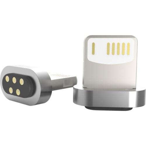 For Apple lightning magnetic cable adapter converter for iPhone xs xr x 8 7 6s 6 plus 5 usb charging cable Android micro charger