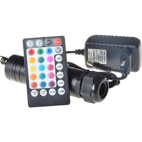 Maykit wire black case audio control RGB LED light engine source for fiber optic light car star ceiling using