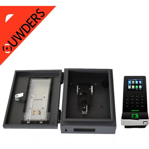 Metal protect box protect cover for fingerprint time attendance ZK F22 ZK F28 time attendance cover box