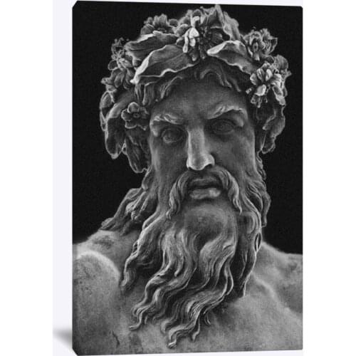 Wall Art Greek Zeus God Mythology Canvas Painting Living Room Fashion Home Bedroom Study Dorm Decoration Prints Framework Gift