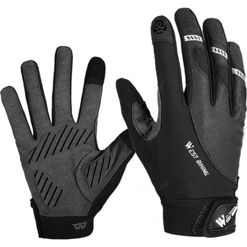 Anti-slip Road MTB Bike Gloves Cycling Gloves Full Fingers Touch Screen Bicycle Gloves Men Women Sports Riding Racing Gloves
