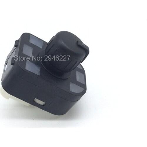 A New Chrome side mirror switch adjust knob with floding 8E0959565A 8E0 959 565 for Audi A1 A2 A4 B6 B7 A6 S6 RS4 SEAT Exeo 8