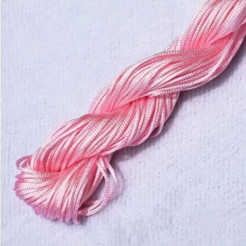 New 100 Rolls 2000m 39color Chinese Knot Lace Rope Color Diy Bracelet Braided Rope Tassel Beaded Threads Nylon Thread Wholesale