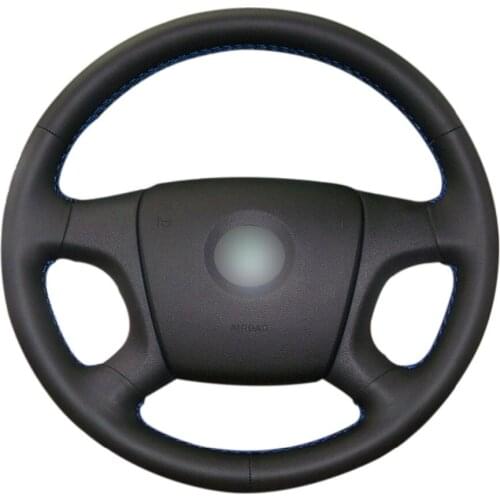 Hand-stitched PU Artificial Leather Steering Wheel Cover for Old Skoda Octavia 2005-2009 Fabia 2005-2010