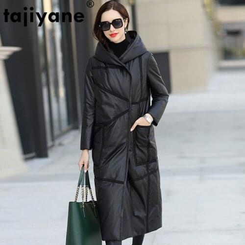 Sheepskin Down Coat Female Natural Womens Real Genuine Leather Jacket Winter Coat Women Clothes 2021 Korean Vintage Tops ZT4058