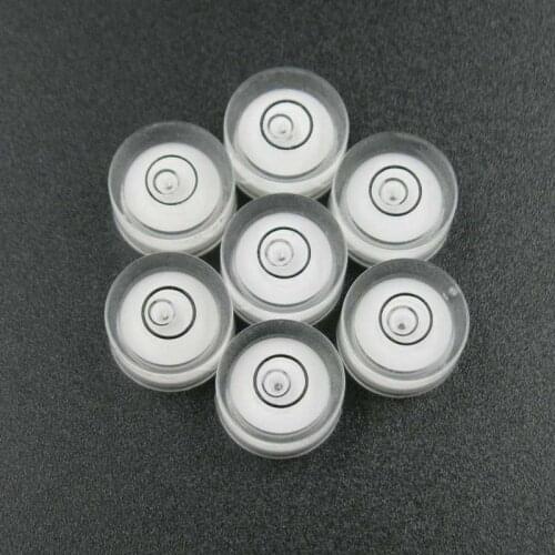 QASE Bubble Level Circular Round Spirit Level Bullseye Blister White 1PCS 15*8mm 14*8mm 12*6mm 12*7mm 10*6mm 8*5.5mm