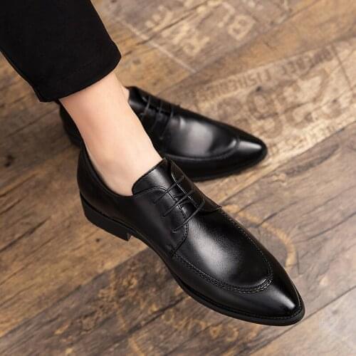 Plus size shoes mens original mens flat bottom casual shoes mens outdoor fashion breathable Soft Leather Driving shoes E38-48