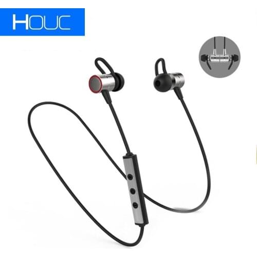 TCunPT S60 Sport Wireless Bluetooth Earphones Headphones with Mic Double Battery Magnetic Bluetooth Earbuds Headset for Phone
