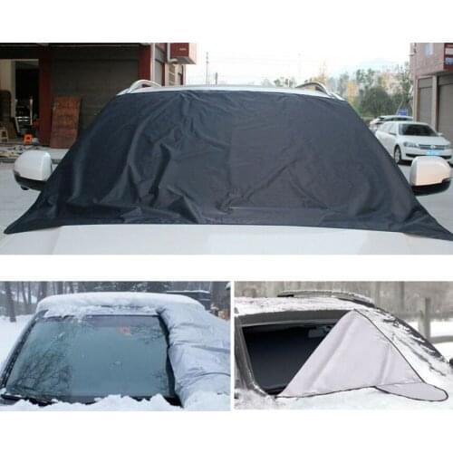 Universal Car Front Windshield Covers Prevent Snow Freezing Ice Dust Frost Sun Shade Multifunction Auto Cover