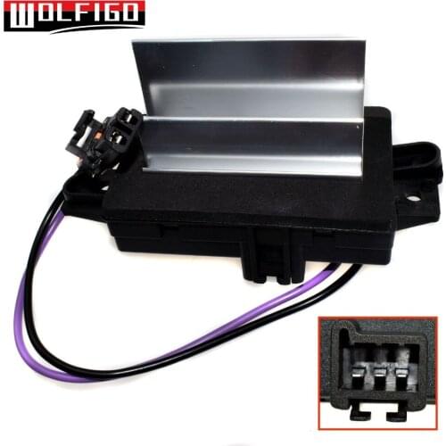 WOLFIGO For GMC Envoy/Saab 9-7x/Chevrolet UPDATED DESIGN BLOWER RESISTOR REPLACES 4P1516 MT1805 RU-631 JA1639 BMR34
