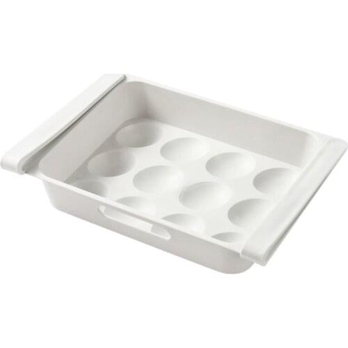 Drawer Refrigerator Egg Storage Box Food Container Kitchen Fridge Organizer Space Saver Box