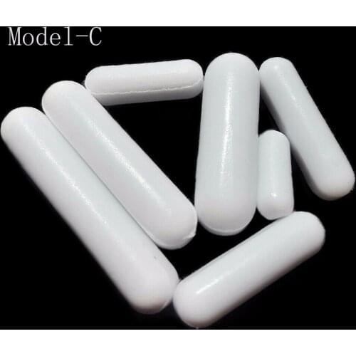 1pcs/5pcs PTFE Magnetic Model-C Rotary Stirrer Corrosion Resistant Rotary Rod Laboratory Magnetic Mixer Length 30~ 100mm