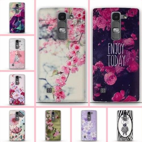 3D Flower Painted For LG Spirit Case Soft TPU Back Cover Phone Cases For LG Spirit 4G LTE H440Y H420 H422 H440N Silicon Shell