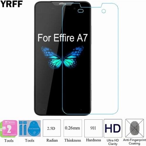 For Effire A7 Tempered Glass Film 2PCS 2.5D 0.25mm 9H Tempered Glass Screen Protector Protective Film For Effire A7 Free Tools